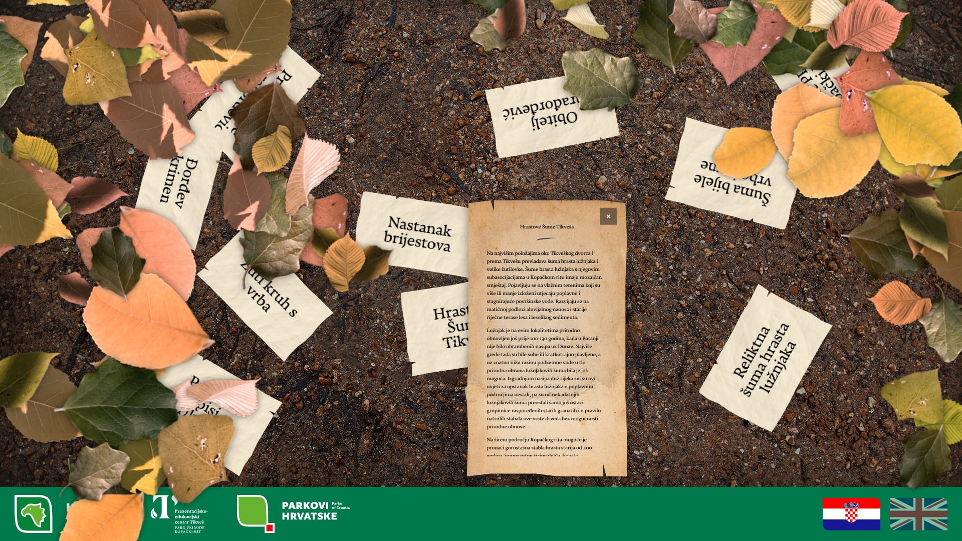 An opened paper about the oak forests of Tikveš.